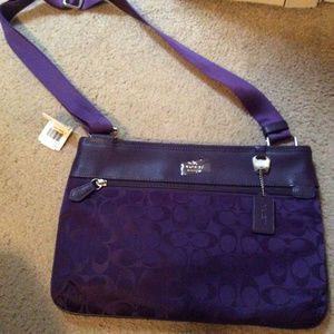 Coach Signature Nylon Spencer Crossbody - 33483